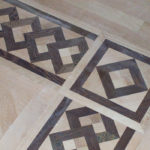 Floor Bordering and Inlays by Christian Brothers Hardwood Floors in RI and Southern MA